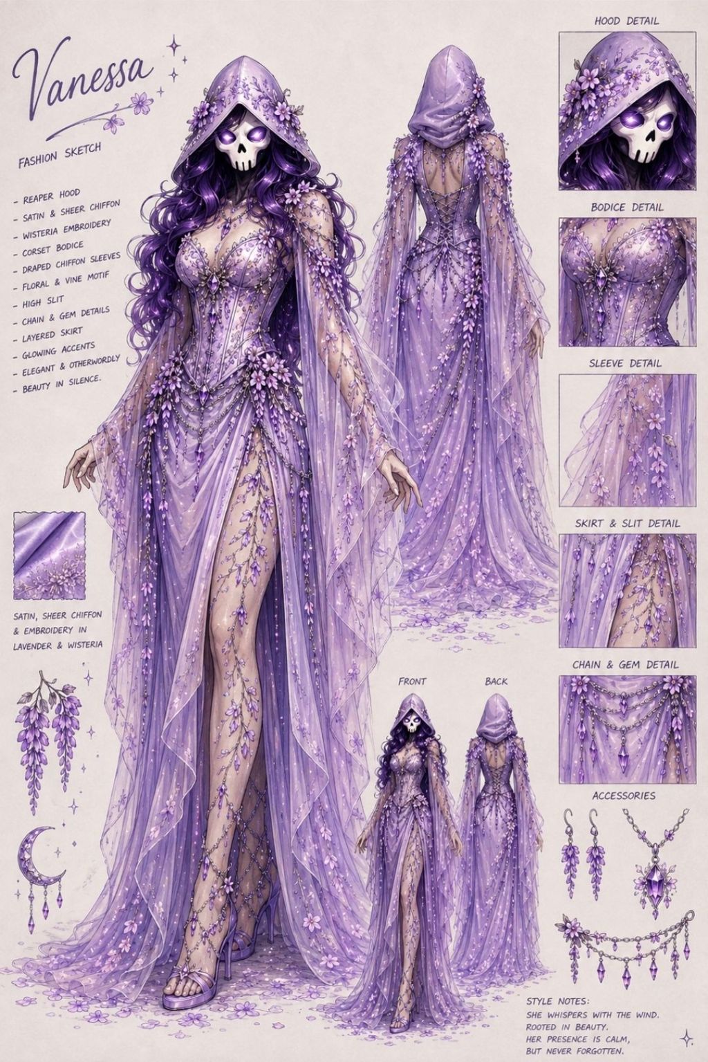 Vanessa Fashion Sketch No.&nbsp;1