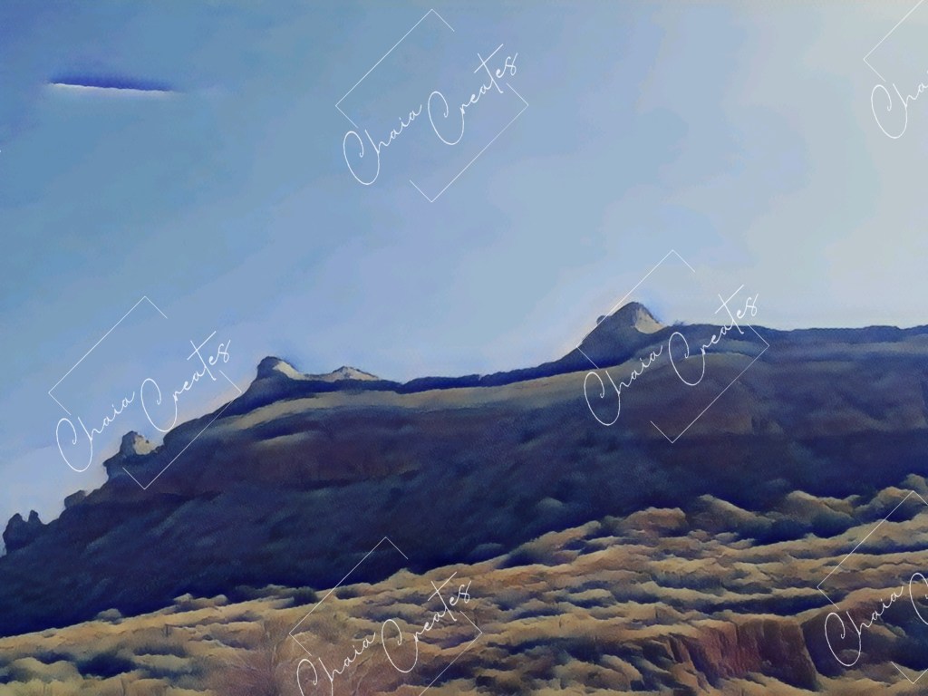 Desert Butte in Water&nbsp;Color