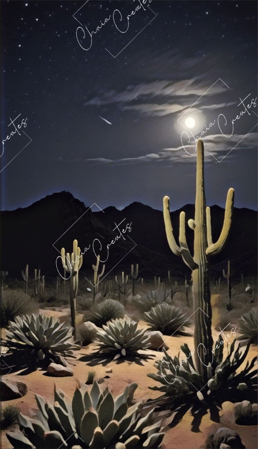 Desert Moonrise