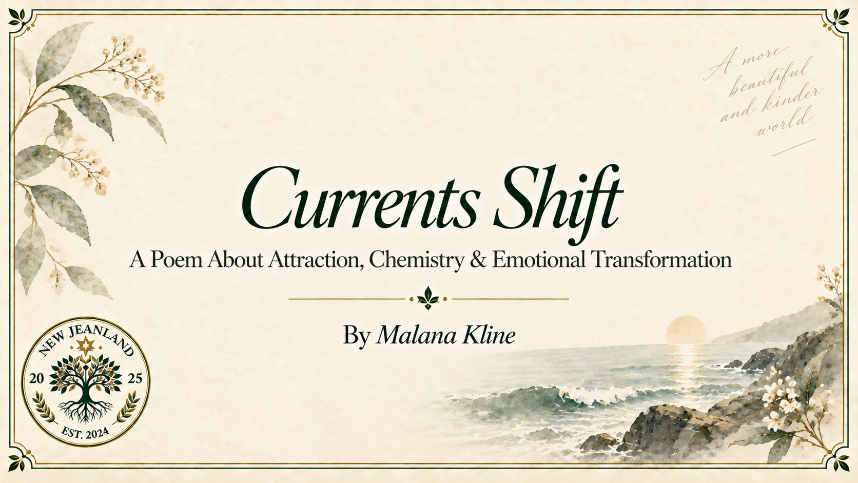 Currents Shift | A Poem About Attraction, Chemistry & Emotional Transformation