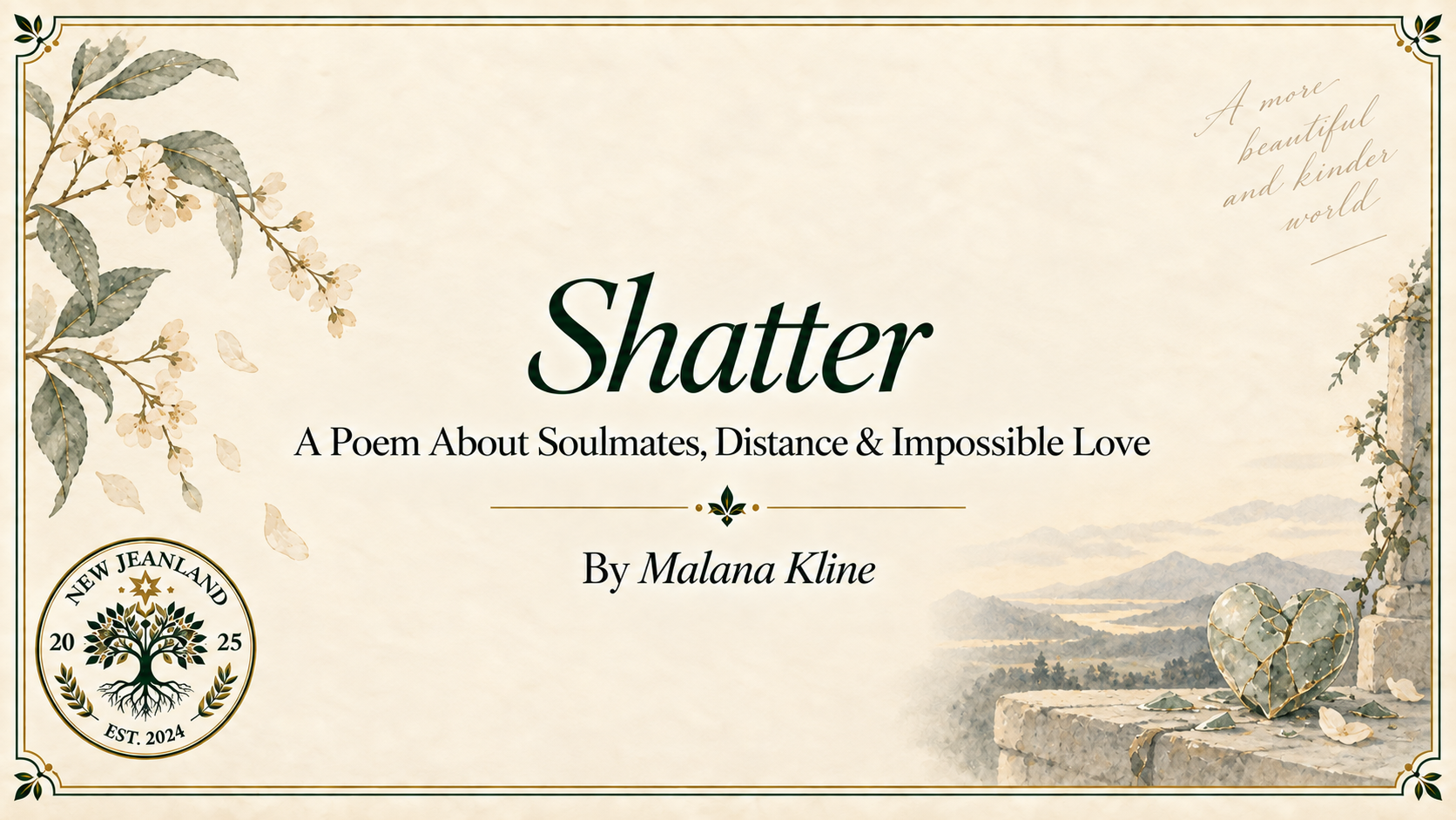 Shatter | A Poem About Soulmates, Distance & Impossible Love