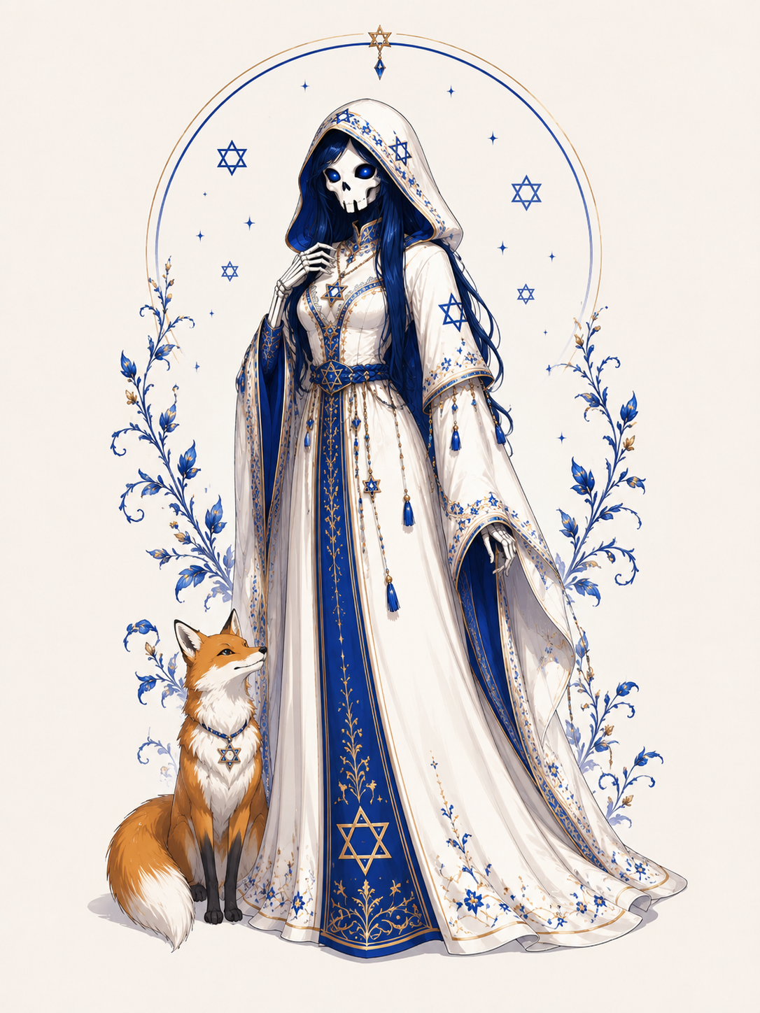 The Quiet Covenant | Fox, Reaper & Celestial Fantasy Art