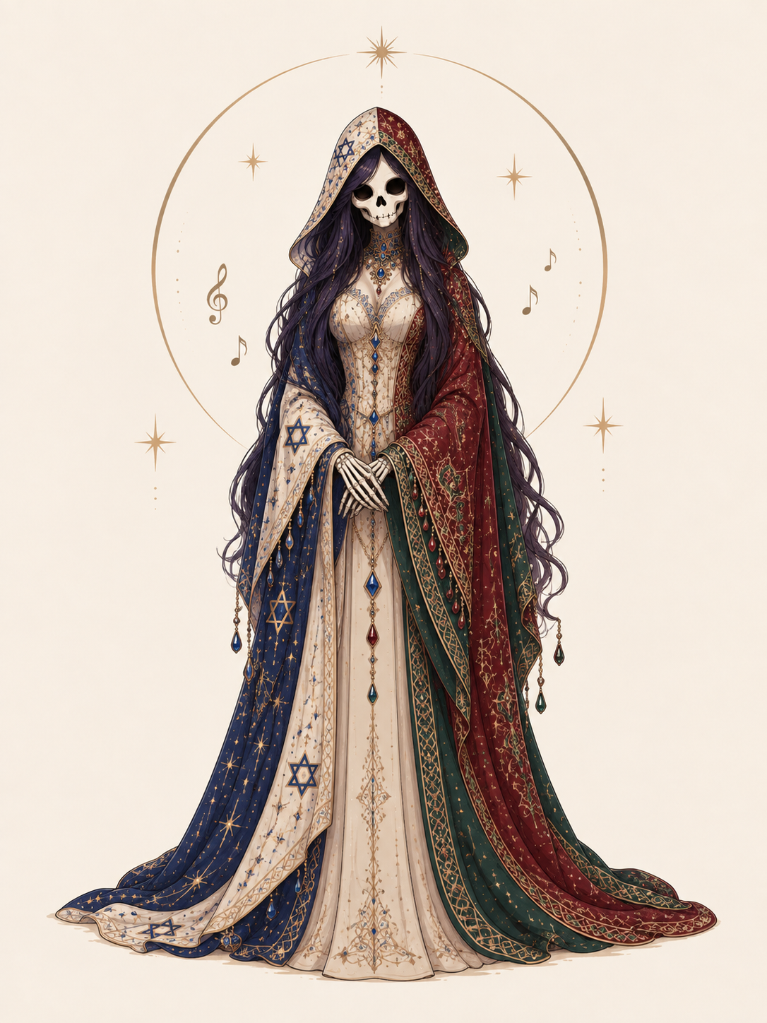Persian Nocturne | Jewish Persian Reaper Art