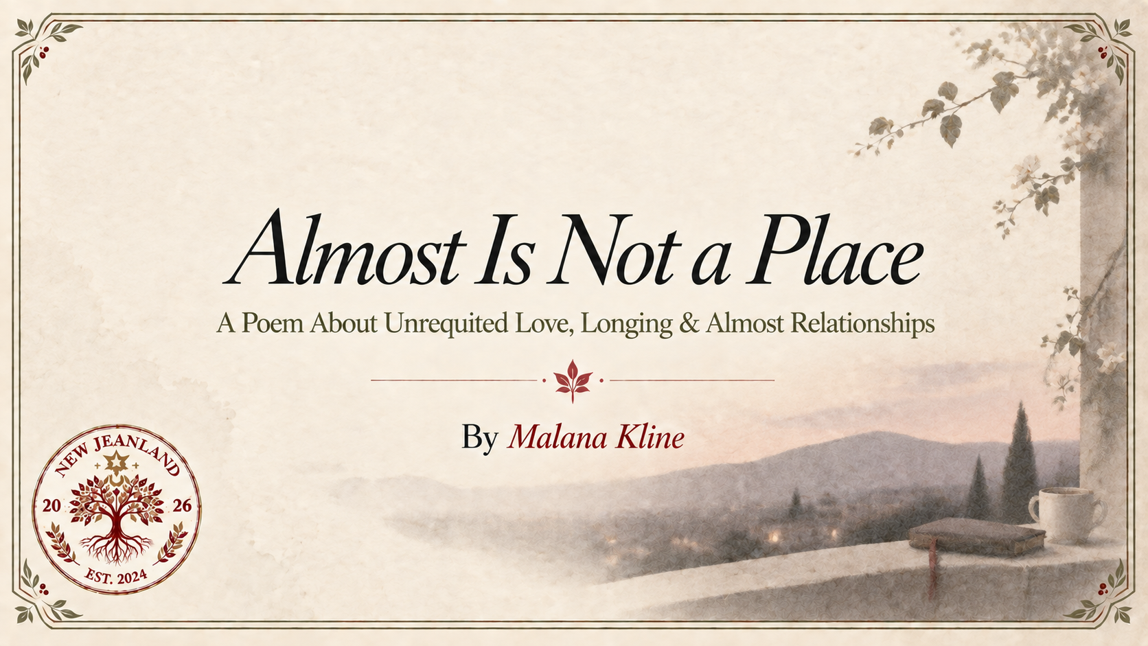 Almost Is Not a Place | A Poem About Unrequited Love, Longing & Almost Relationships