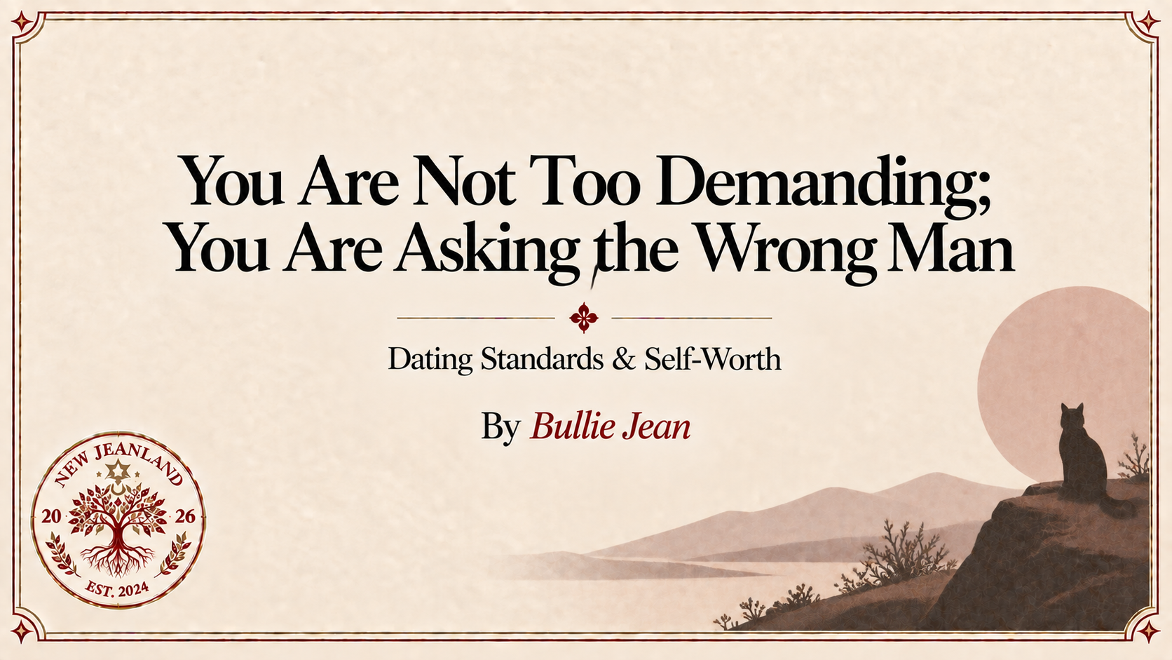 You Are Not Too Demanding; You Are Asking the Wrong Man | Dating Standards & Self-Worth