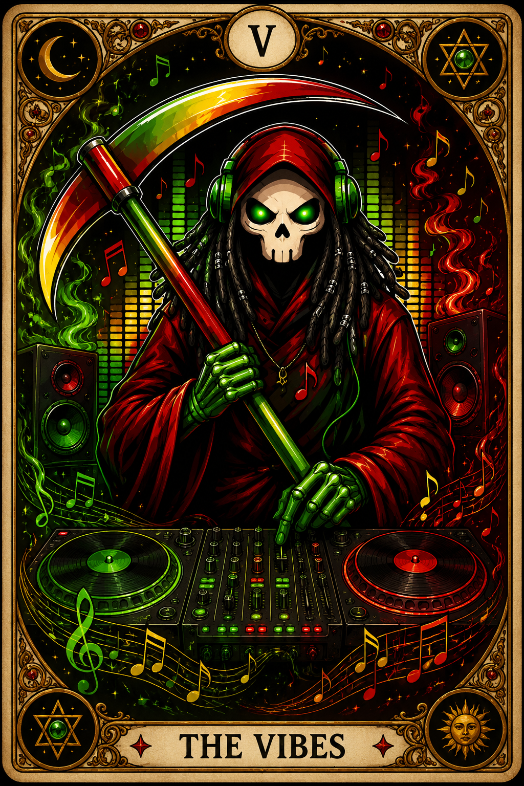 Kano Tarot Card: The Vibes