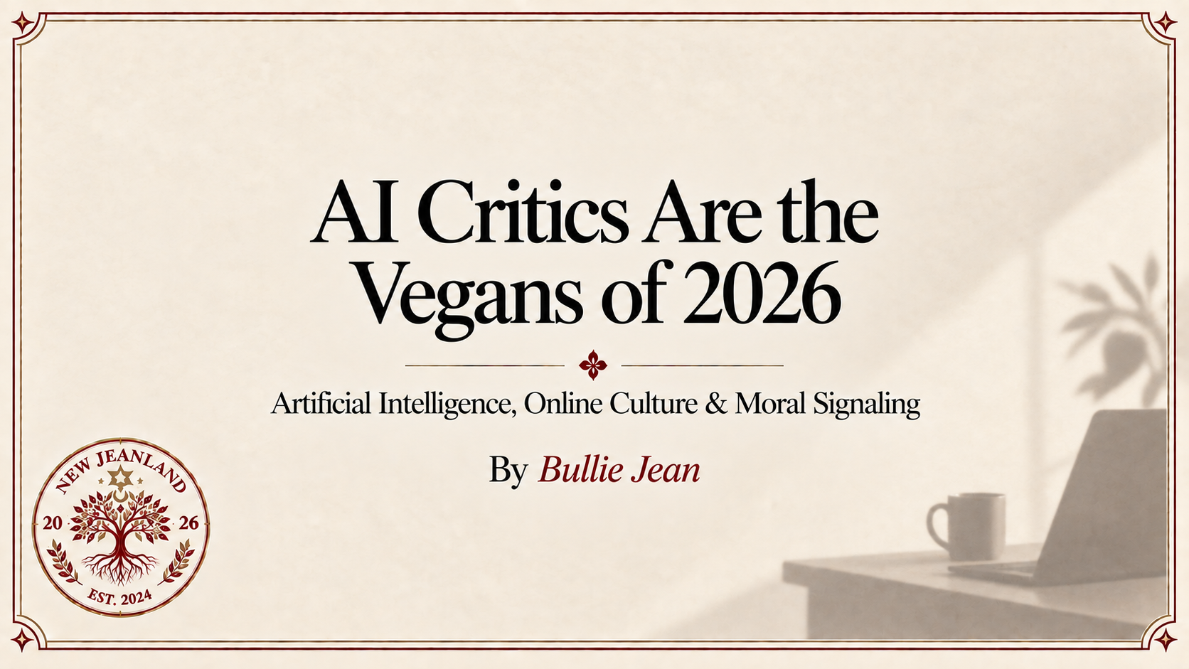 AI Critics Are the Vegans of 2026 | Artificial Intelligence, Online Culture & Moral Signaling