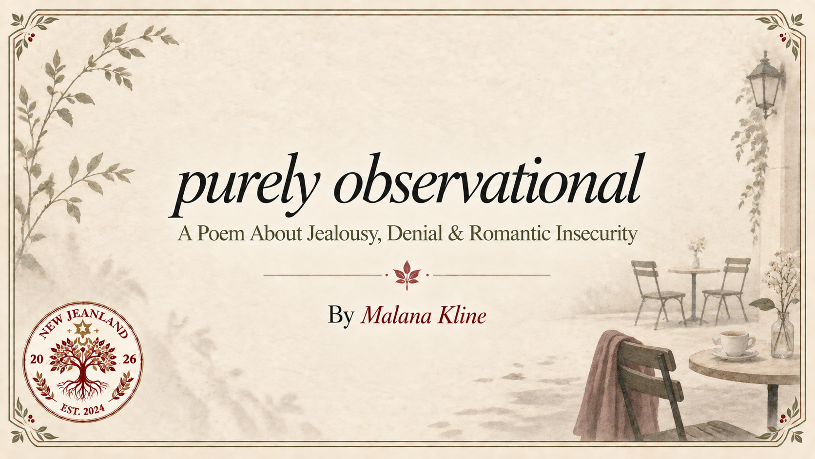 purely observational | A Poem About Jealousy, Denial & Romantic Insecurity