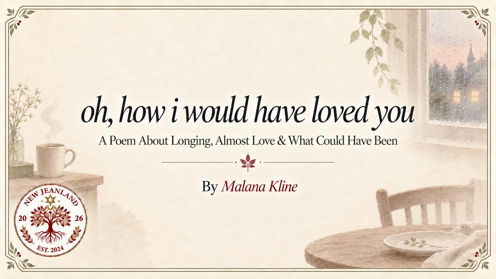 oh, how i would have loved you | A Poem About Longing, Almost Love & What Could Have Been
