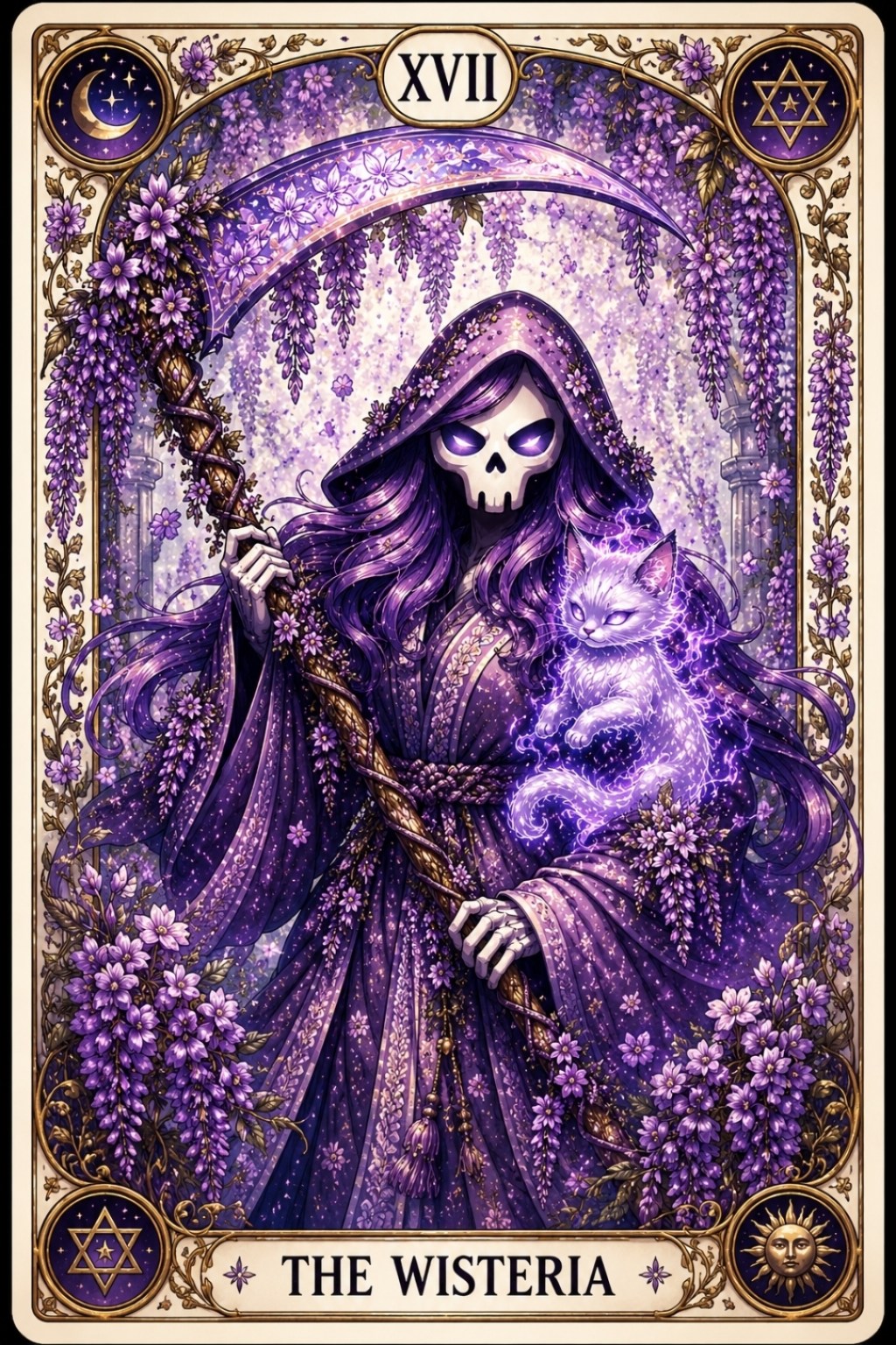 Vanessa Tarot Card: The&nbsp;Wisteria