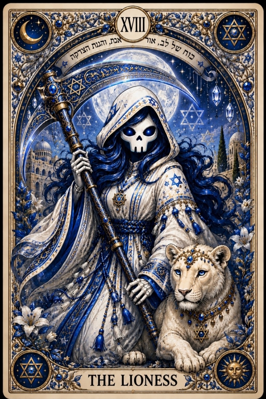 Zionista Tarot Card: The&nbsp;Lioness