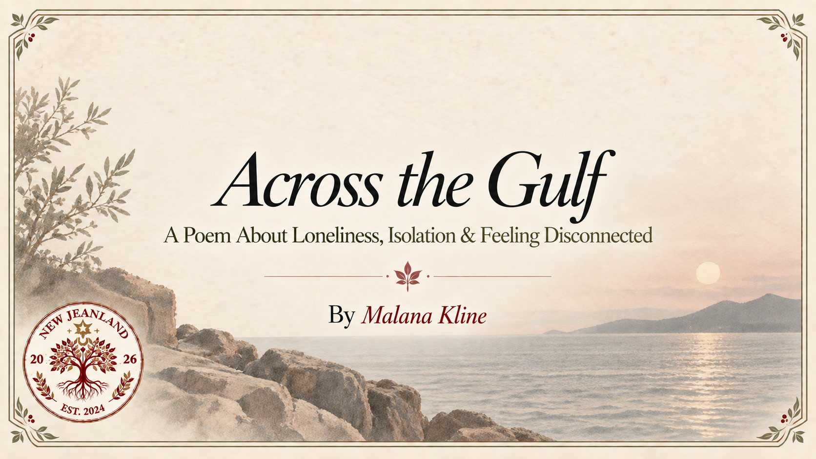 Across the Gulf | A Poem About Loneliness, Isolation & Feeling Disconnected