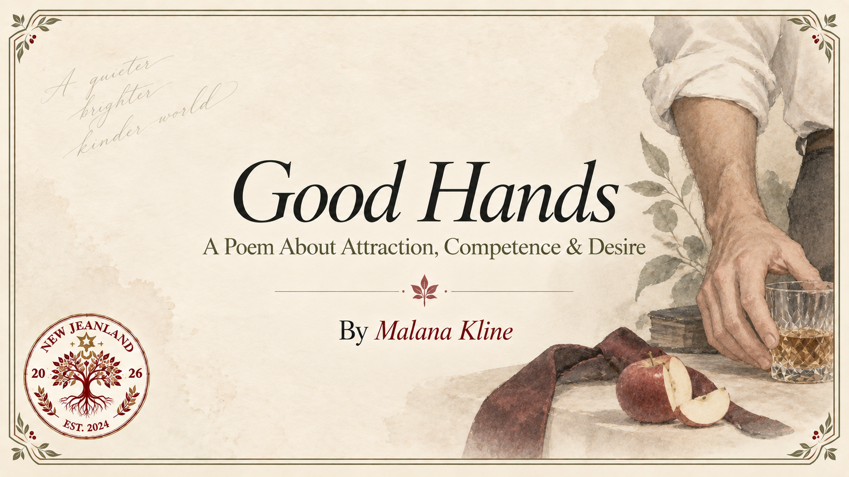 Good Hands | A Poem About Attraction, Competence & Desire