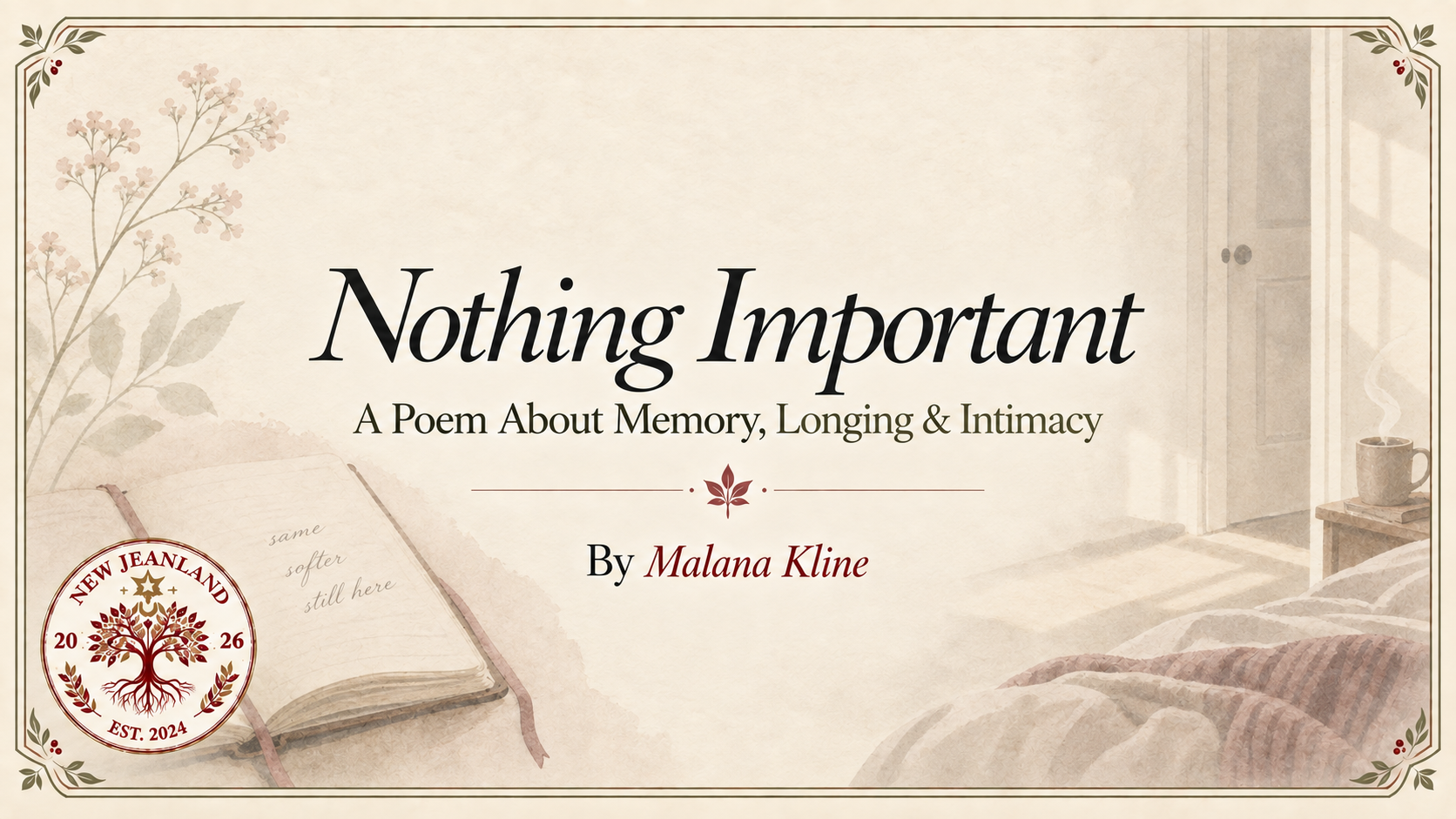 Nothing Important | A Poem About Memory, Longing & Intimacy