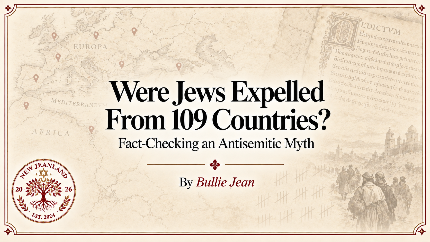Were Jews Expelled From 109 Countries? | Fact-Checking an Antisemitic Myth
